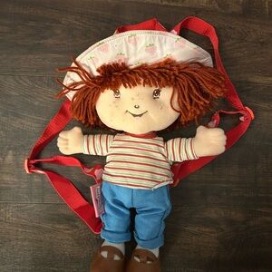 Vintage strawberry shortcake plush backpack